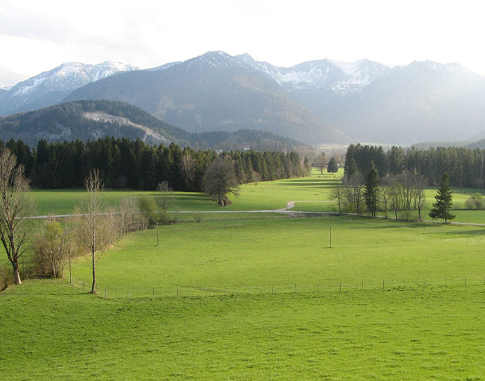 View from Bildungshaus Achatswies, Fischbachau